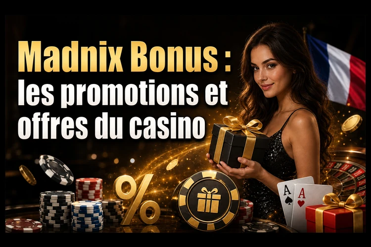 Madnix Bonus : les promotions et offres du casino