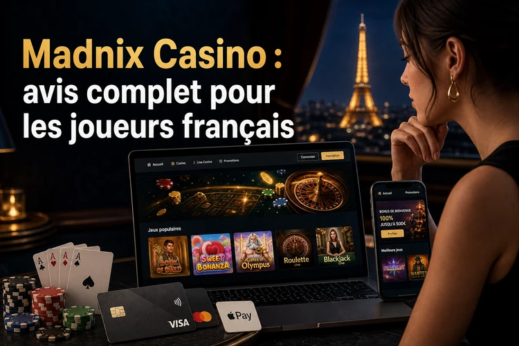 Madnix Casino : avis complet pour les joueurs français